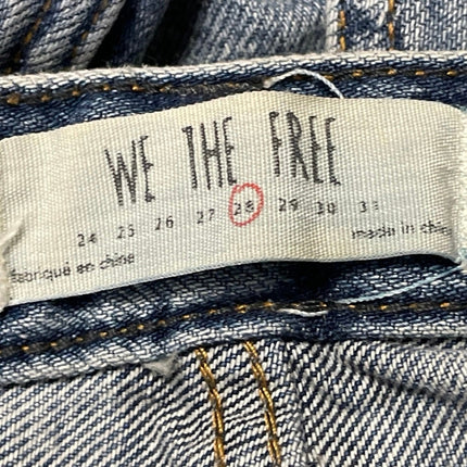 Free People We The Free Women's Blue Flare Bootcut Bell Bottom Denim Jeans 28