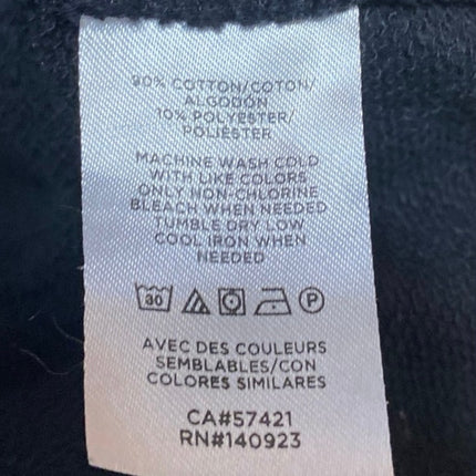 Ann Taylor LOFT Black Elastic Waist Drawstring Straight Leg Trousers Pants Sz XS