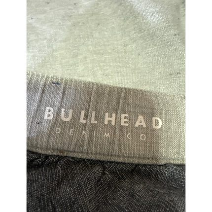 Bullhead Men's Gray Linen Chambray Skinny Fit Elastic Drawstring Waist Shorts L