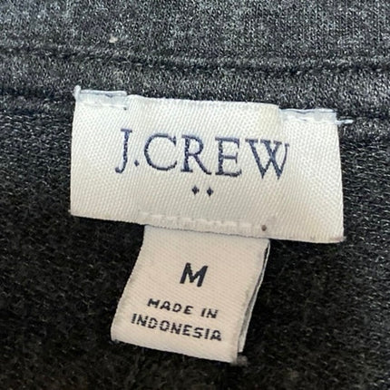 J.Crew Women's Black Crewneck Long Sleeve Pullover Knit Sweatshirt Sweater Top M