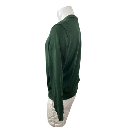 Rare Rabbit Chara Mens Green Crew Neck Long Sleeve Slim Sweatshirt Sweater Top M