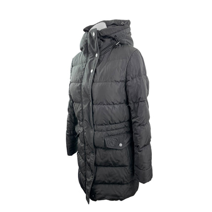 Aritzia Babaton Women's Black Down Hoodie Long Sleeve Puffer Coat Jacket Size S