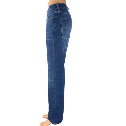 Lucky Brand Women's Blue Medium Wash Mid Rise Straight Leg Denim Jeans Pants 29