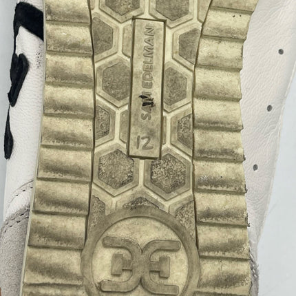 Sam Edelman Ivey Women's Gray White Lace Up Round Toe Athletic Sneakers Shoes 12