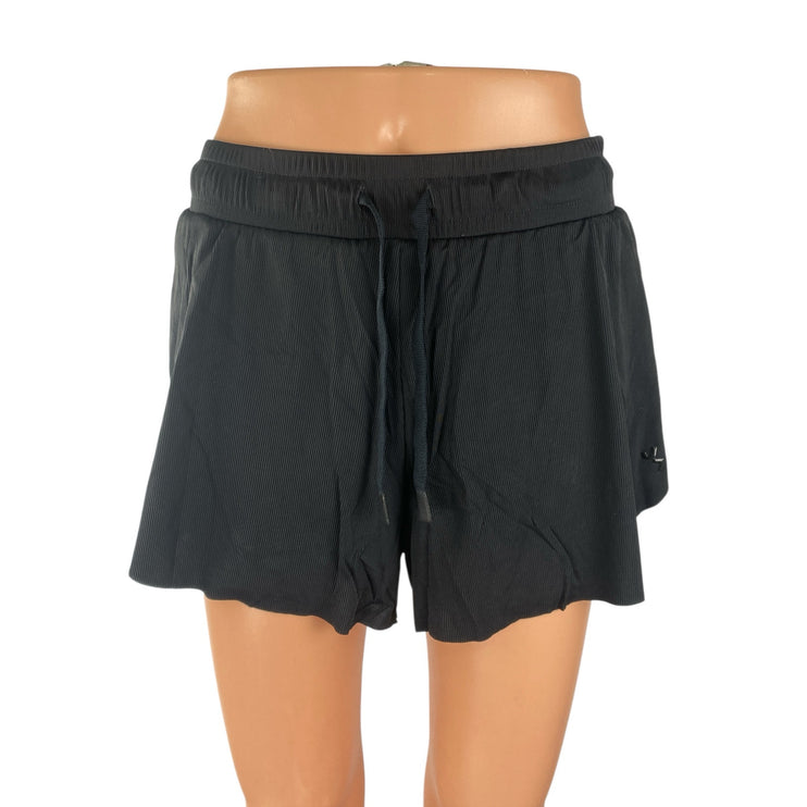 Joy Lab Women's Black High Waisted Yoga Running Workout Athletic Shorts Size S