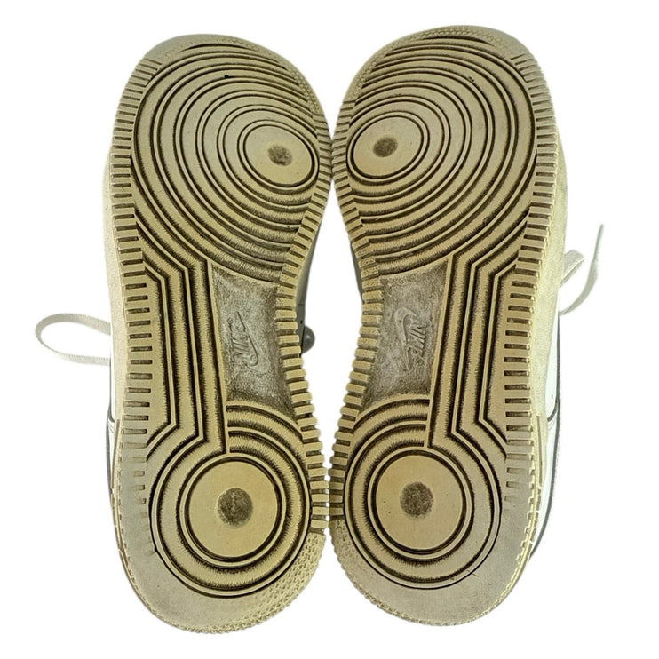 Nike Air Force 1 Low '07 Women's White Lace Up Leather Sneakers Shoes Size 9