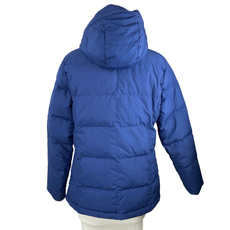 L.L.Bean Ultrawarm Women's Blue Hooded Insulated Down Puffer Coat Jacket Size S