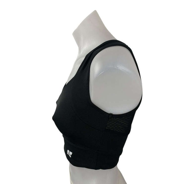 Forme Women's Black Sleeveless Yoga Workout Running Athletic Crop Top Size S