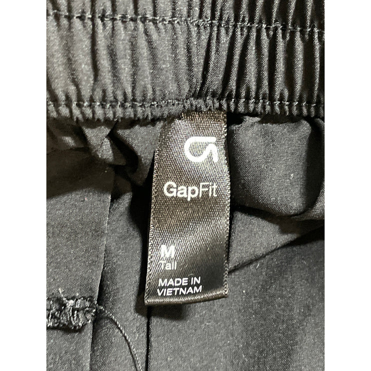 Gap Fit Women's Black Pleated High Rise Palazzo Wide Leg Trousers Dress Pants MT
