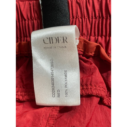 Cider Women's Red High Rise Yoga Running Workout Athletic Mini Shorts Size XS