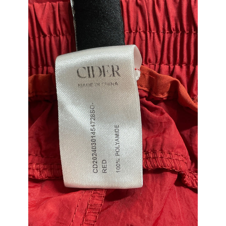 Cider Women's Red High Rise Yoga Running Workout Athletic Mini Shorts Size XS