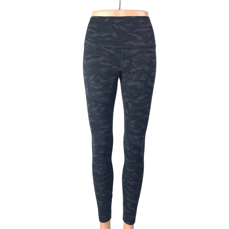 Lululemon Women's Black Camo Yoga Running Workout Athletic Leggings Pants Size 6