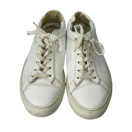 Koio Men's Triple White Leather Lace Up Low Top Casual Sneakers Shoes Size US 7