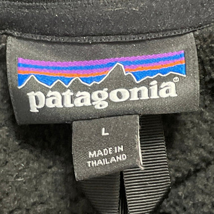 Patagonia Better Men Black Fleece Long Sleeve High Neck Sweatshirt Sweater Top L
