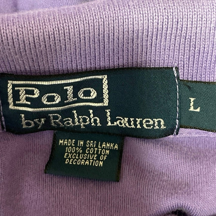 Polo by Ralph Lauren Men's Purple Short Sleeve Logo Golf Polo Shirt Top Size L