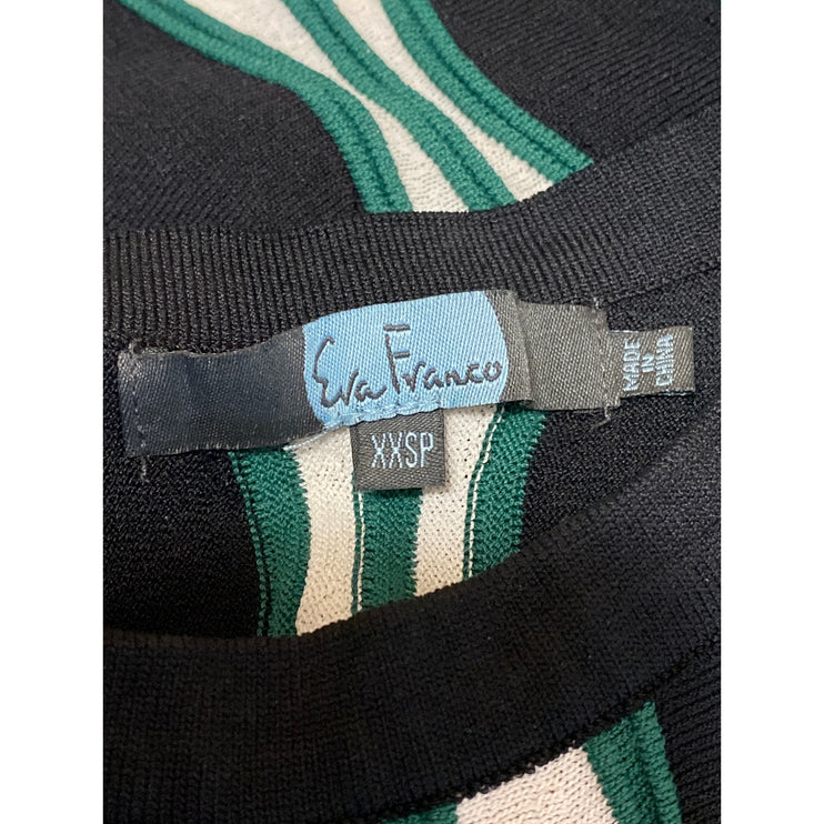 Anthropologie Eva Franco Mod Knit Green Argyle Sleeveless Tank Midi Dress XXS