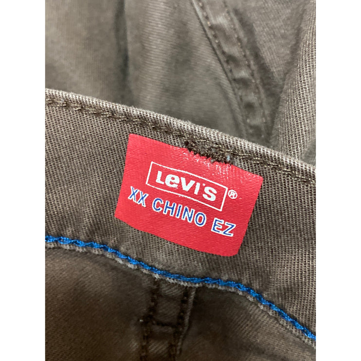 Levi's XX EZ Men's Brown High Rise Casual Straight Chino Denim Jeans Pants 32