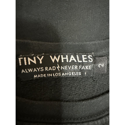 Tiny Whales Kids Boys Black Stripe Born To Chill Long Sleeve Pajama 2 Pc Set 2