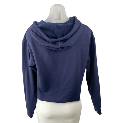 Soulcycle Women's Navy Blue Skull Skeleton Hoodie Hooded Sweatshirt Top Size S