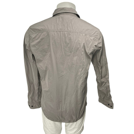 Belstaff Men's Gray Long Sleeve Collared Utility Full Zip Coat Jacket Size L