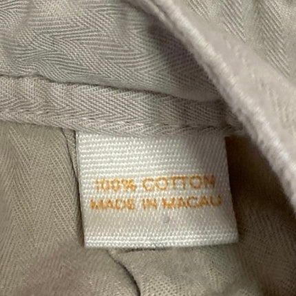J.Crew Women's Beige Mid Rise Wide Leg Twill Khaki Chino Cargo Trousers Pants 4