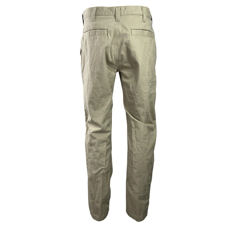 Carhartt Men's Beige Relaxed Fit Straight Leg Khaki Chino Trousers Pants 32x32