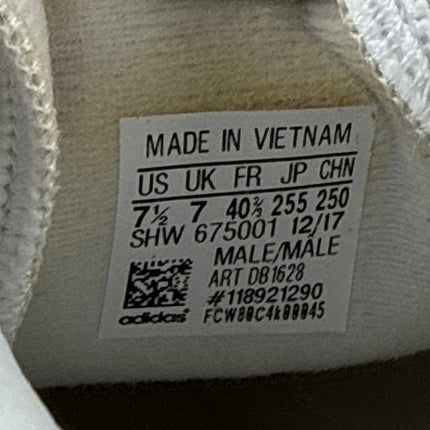 Adidas Gazelle Men's White Blue Suede Lace Up Low Top Sneakers Shoes Size 7.5