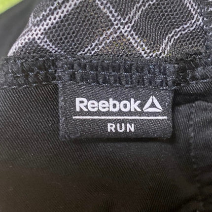 Reebok Run Black Sleeveless Racerback Activewear Gym Sports Bra Crop Tank Top S