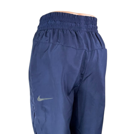 Nike Navy Blue High Rise Parachute Track Trouser Windbreaker Jogger Pants Sz XS