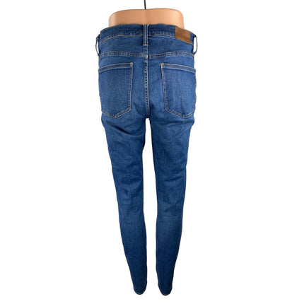 Madewell Women's Blue High Rise Slim Fit Classic Skinny Denim Jeans Pants Sz 29