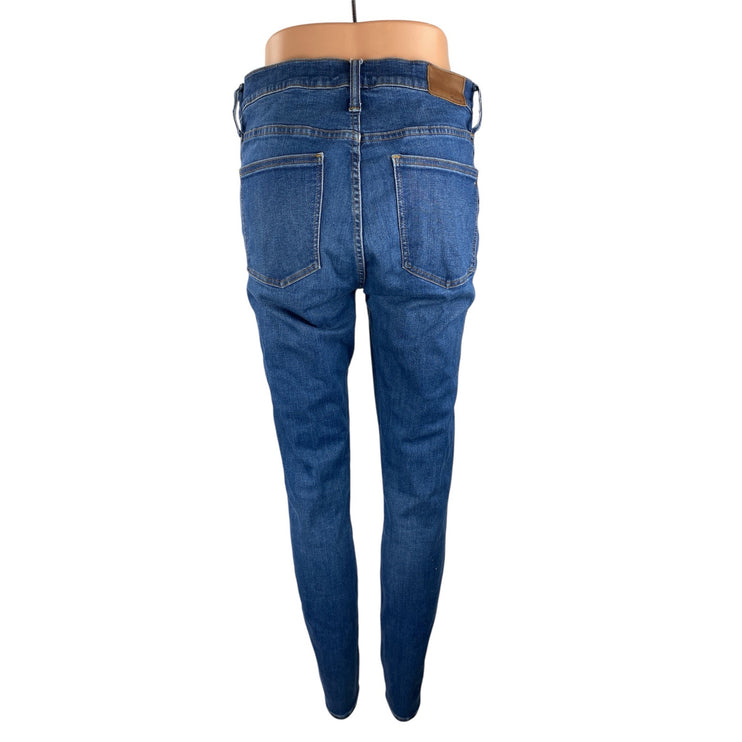 Madewell Women's Blue High Rise Slim Fit Classic Skinny Denim Jeans Pants Sz 29