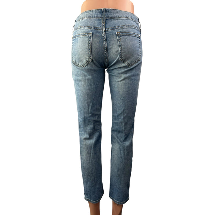 Koral Women's Blue Low Rise Skinny Fit Straight Leg Denim Jeans Pants Size 26