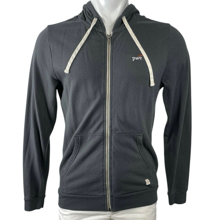 Marine Layer Afternoon Black Long Sleeve Hoodie Sweater Sweatshirt Jacket Top S