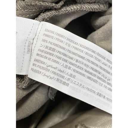 Abercrombie & Fitch The 90s Relaxed Faux Leather Vegan Cargo High Rise Pants 32