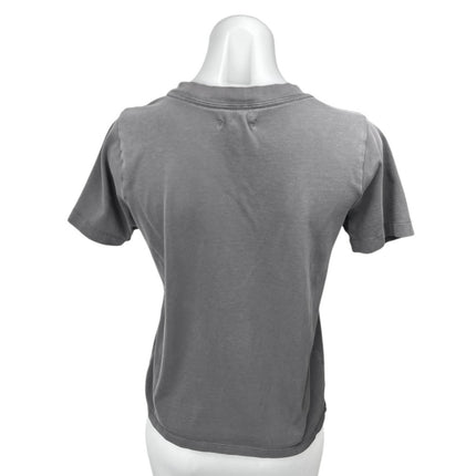 Madewell Dark Gray Short Sleeve Crew Neck Basic Casual T Shirt Tee Top Size XS