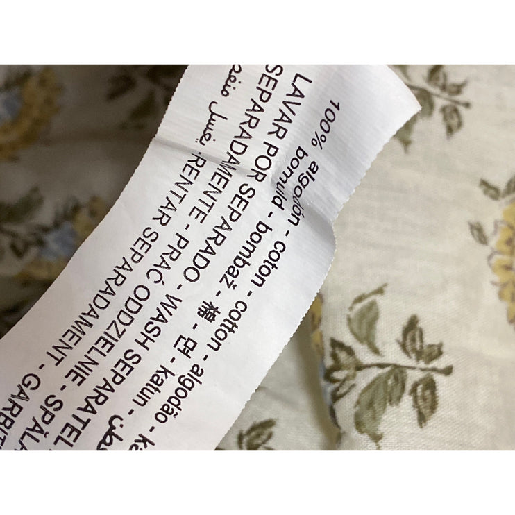 Zara Womens Beige Floral Ruffle Sleeveless Cami Camisole Tank Mini Dress Size XS