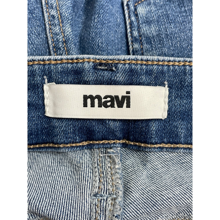 Mavi Molly Women's Blue Classic Mid Rise Flared Bootcut Denim Jeans Size 25x30