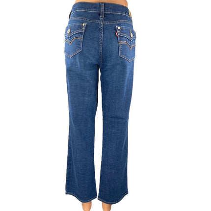 Levi's 505 Straight Leg Women's Blue Flared Bootcut Denim Jeans Pants Size 30