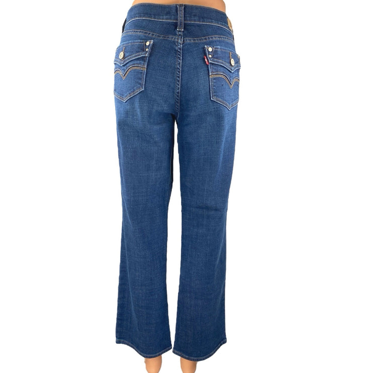 Levi's 505 Straight Leg Women's Blue Flared Bootcut Denim Jeans Pants Size 30