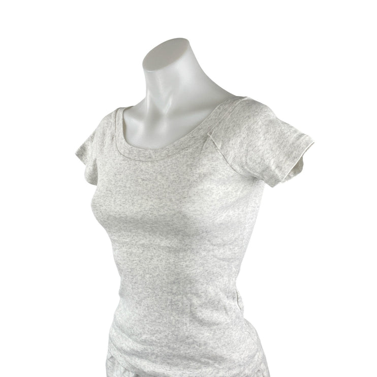 Brandy Melville Gray Cami Top T-Shirt Wide Leg Athletic Sleepwear 3 Piece Set S
