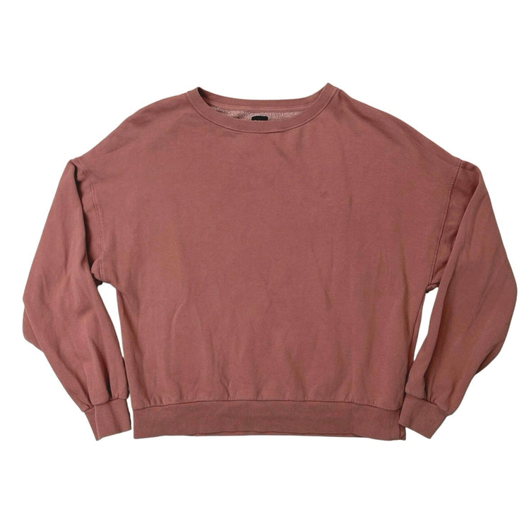 Gap Men's Brown Crew Neck Long Sleeve Pullover Sweatshirt Sweater Top Size M