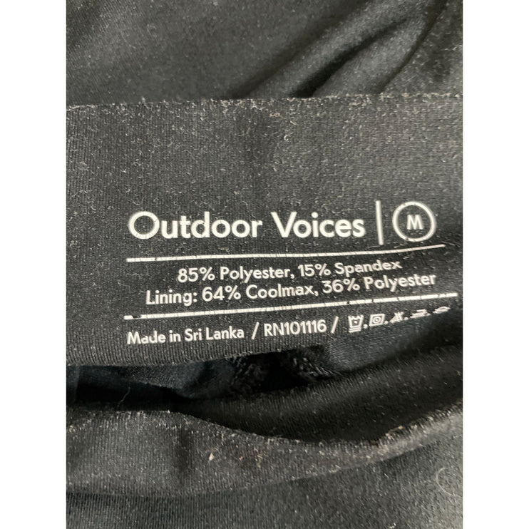Outdoor Voices Black High Rise Skinny Yoga Athletic Activewear Leggings Pants M
