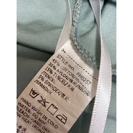Love, Bonito Laylin Green Asymmetrical One Shoulder Short Sleeve Blouse Top Sz 4