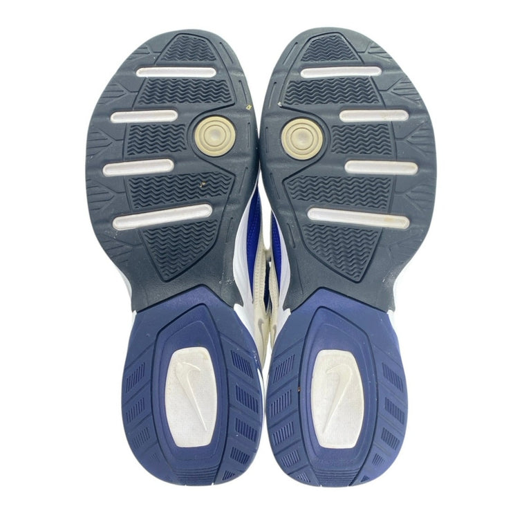 Nike M2K Tekno Men's White Blue Lace Up Low Top Athletic Sneakers Shoes Size 11