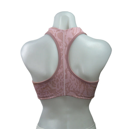 Gymshark Adapt Safari Pink Animal Print Seamless Sports Bra Bralette Tank Top S