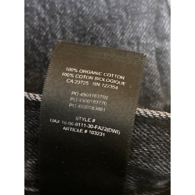 Denim Forum Women's Blue Dark Wash High Rise Wide Leg Baggy Denim Jeans Size 27