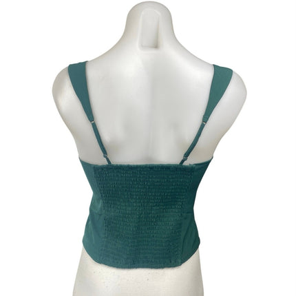 Abercrombie & Fitch Green Sleeveless Sweetheart Cami Camisole Tank Top Size S