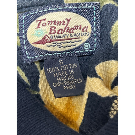 Tommy Bahama Mens Multicolor Tropical Floral Short Slkeeve Hawaiian Polo Shirt S