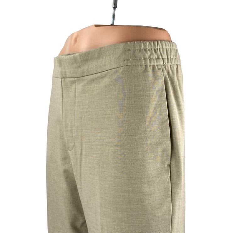 Banana Republic Mason Athletic Tapered Men's Khaki Beige Trousers Pants Size 35