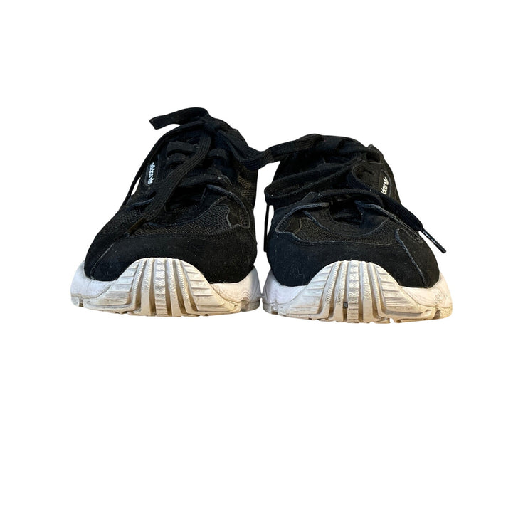 Adidas Falcon Women's Black Low Top Lace Up Athletic Running Sneakers Shoes Sz 9